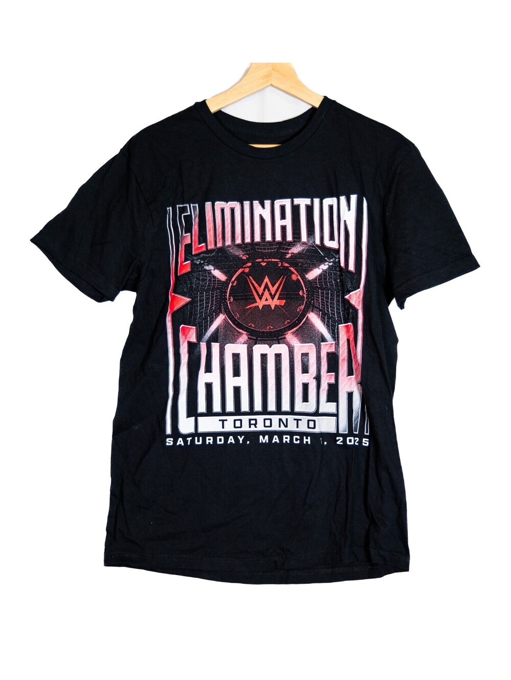 Elimination Chamber Toronto March 2025 Official Event Logo T-Shirt Men's M